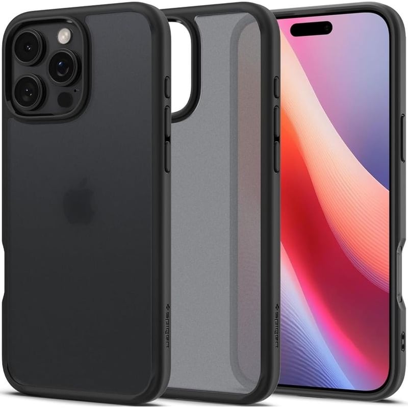 Θήκη Apple iPhone 16 Pro - Spigen Ultra Hybrid Σκληρή - Frost Black (ACS08124)