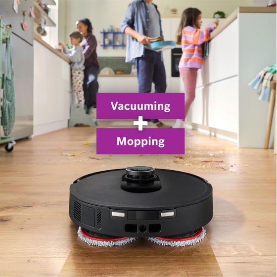 BOSCH SPOTLESS MAX BCRDW3B για Σκούπισμα και Σφουγγάρισμα Μαύρο Σκούπα Ρομπότ image 12