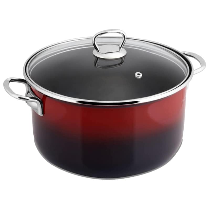 Κατσαρόλα Βαθιά LAMART LT1184 24 cm 5.5 L Κόκκινο