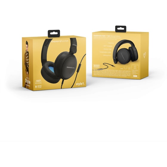 Energy Sistem Style 1 Talk Ακουστικά Κεφαλής - Midnight Black image 4