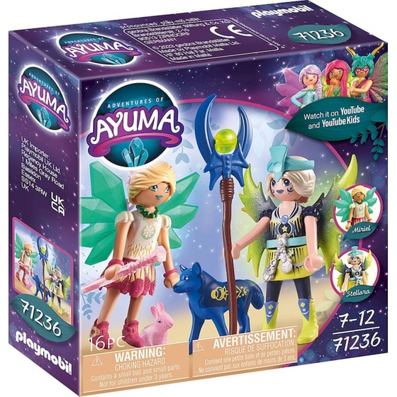 PLAYMOBIL® Ayuma Crystal και Moon Fairy με μαγικά ζωάκια (71236) image 0