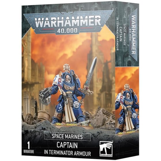 Space Marines: Captain In Terminator Armour Warhammer 40k GAMES WORKSHOP image 0