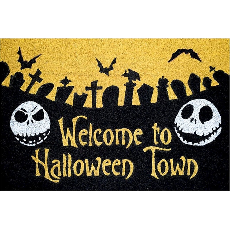 ERIK Πατάκι Εισόδου Grupo Erik Disney The Nightmare Before Christmas (Χριστουγεννιάτικος Εφιάλτης) Halloween Town 60x40 cm - Πολύχρωμο