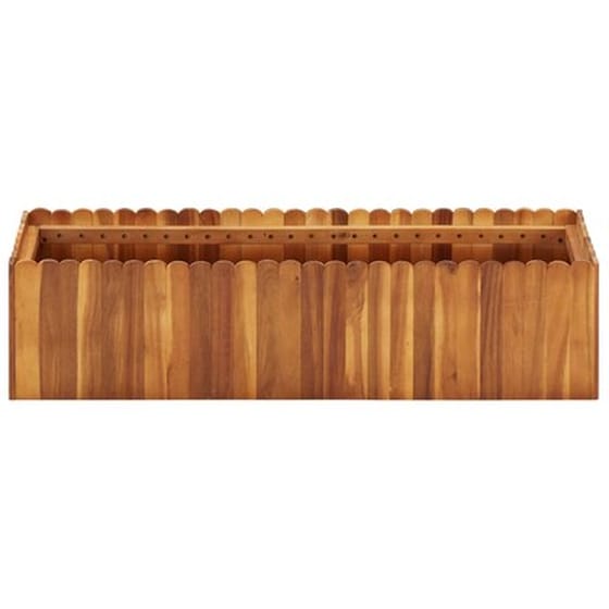 Vidaxl Ζαρντινιέρα Υπερυψωμένη 100 X 30 X 25 Εκ. Μασίφ Ξύλο Ακακίας image 2