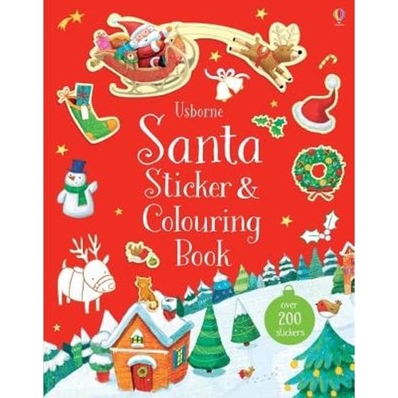 Santa Sticker and Colouring Book image 0