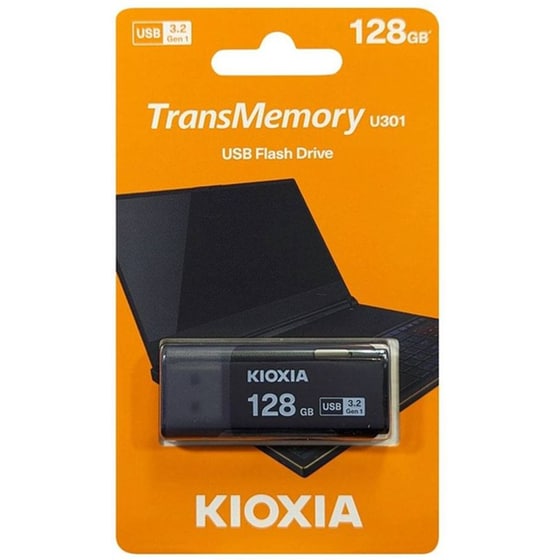 Kioxia 128 GB USB-A 3.2 Stick - Μαύρο image 1