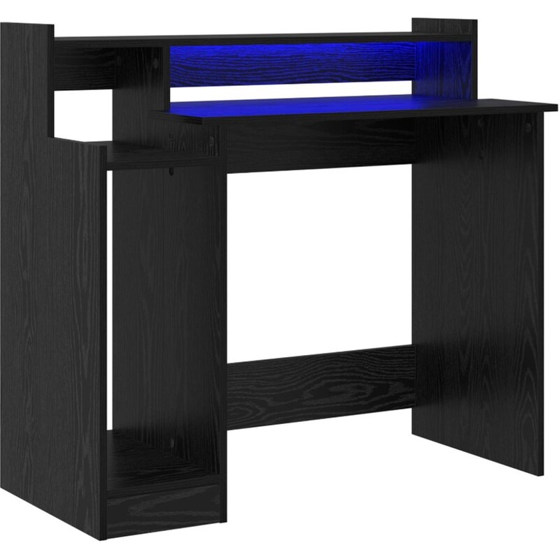 Γραφείο VidaXL από Επεξεργασμένο Ξύλο 97x45x90 cm - Μαύρη Οξιά