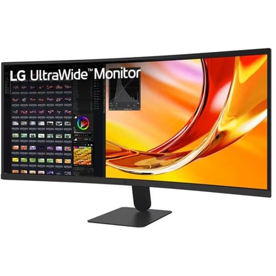 LG UltraWide 34U601B-B Gaming Monitor 34" Quad HD VA Curved 120Hz 5ms image 1