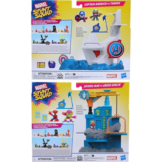 Hasbro Σετ Παιχνιδιού Marvel Stunt Squad Tower Smashin’ Heroes (F6894) image 1