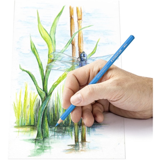 Ξυλομπογιές Staedtler Watercolour Design Journey (12 Τεμάχια) image 3