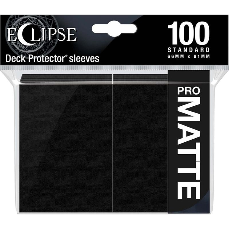 Ultra Pro Standard Sleeves Eclipse Matte Jet Black 100 Τμχ