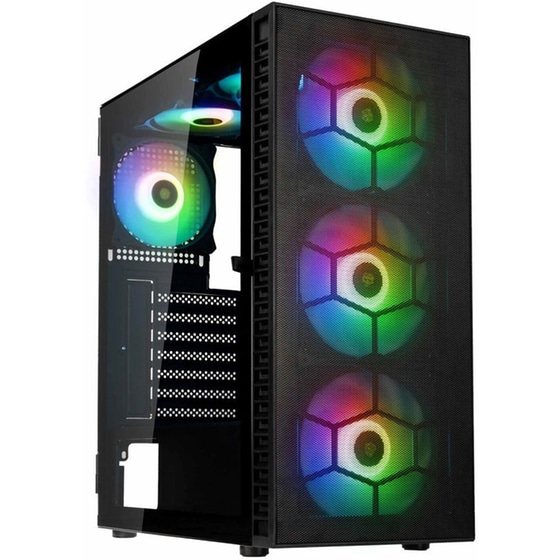 Κουτί Desktop Kolink Observatory HF Mesh Core Midi Tower - Μαύρο image 0
