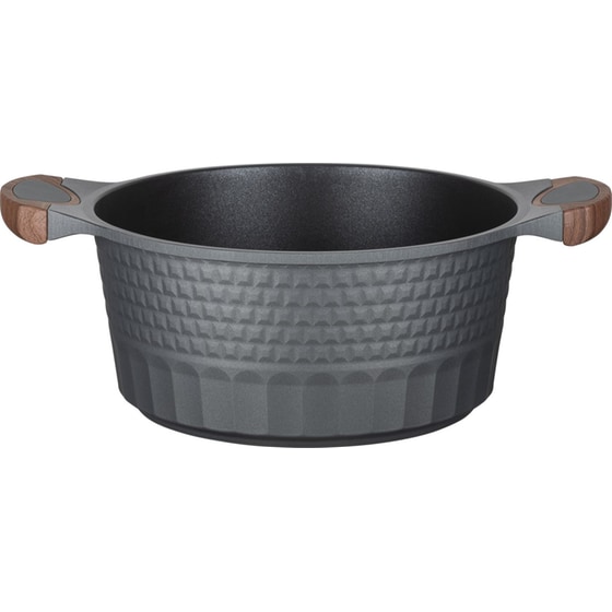 Κατσαρολάκι Ρηχό RESTO Capella-93503 από Χυτό Αλουμίνιο 24 cm 4.6 L Μαύρο image 1