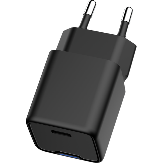 Φορτιστής Πρίζας Tune Turbo PD Type-C Wall Charger 25W (with LED light) - Black image 2
