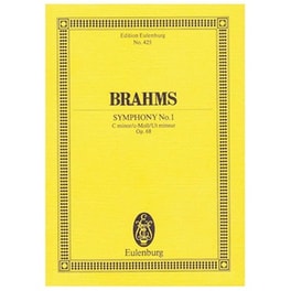 Βιβλίο Για Σύνολα Editions Eulenburg Brahms - Symphony Nr,1 In C Minor Op.68