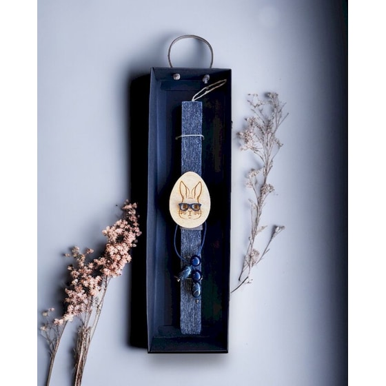 Λαμπάδα LifeLikes Λαγός Μπεγλέρι Μπλε image 1