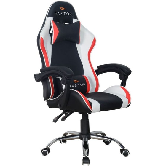 Καρέκλα Gaming Raptor Goro από Μέταλλο και Τεχνητό Δέρμα - Πολύχρωμη image 0