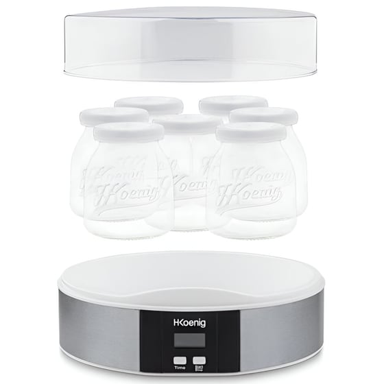 Παρασκευαστής Γιαουρτιού H.KOENIG ELY70 15 W 0.2 L Ασημί image 2