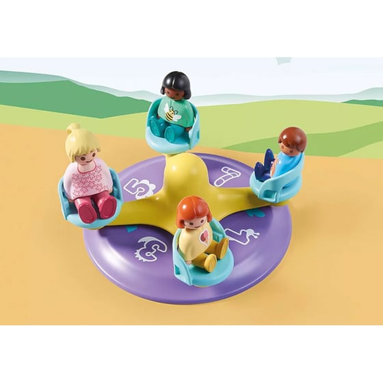 PLAYMOBIL® 1·2·3 Παιδικό καρουζέλ (71324) image 2