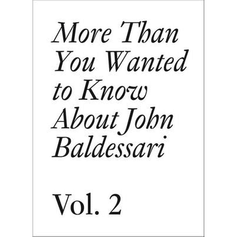 John Baldessari Volume 2