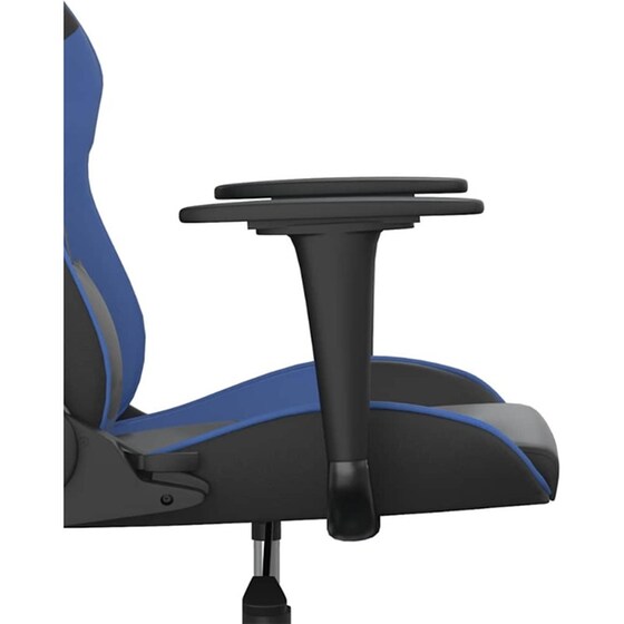 Καρέκλα Gaming VIDAXL 3143641 με Ρυθμιζόμενα Μπράτσα από Τεχνητό Δέρμα - Μαύρο / Μπλε image 7