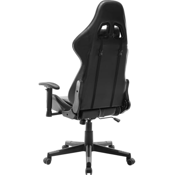 Καρέκλα Gaming VidaXL από Τεχνητό Δέρμα - Μαύρη/Γκρι image 3