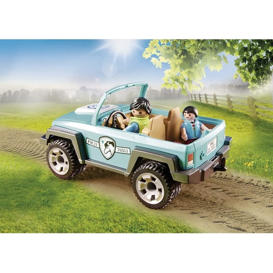 PLAYMOBIL® Country Όχημα με τρέιλερ μεταφοράς πόνυ (70511) image 3