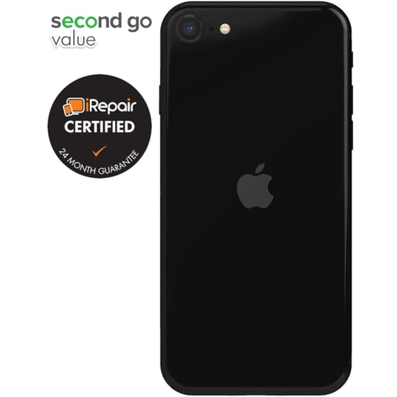 Μεταχειρισμένο Apple iPhone SE (3rd Gen) 64GB Midnight second go value Certified by iRepair image 3