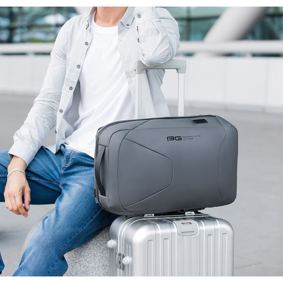 Τσάντα Laptop Bange 22188 15.6" Αδιάβροχη - Γκρι image 9