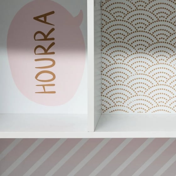Παιδική Βιβλιοθήκη Atmosphera Maison Rose 158703a MDF 73.5x30x114 cm image 1