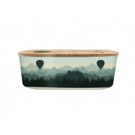 Φαγητοδοχείο Bioloco Air Balloon Πλαστικό 18x9.5x6cm Καφέ