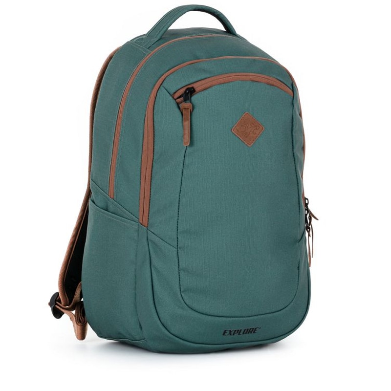 EXPLORE Τσάντα Πλάτης Explore Teen Πράσινo 46cm