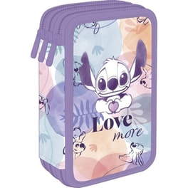 Κασετίνα Παραλληλόγραμμη Γεμάτη Coolpack Jumper 3 Disney Stitch Μωβ