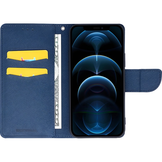 Θήκη Samsung Galaxy A34 - Sonique Trend Book - Σιέλ/Σκούρο Μπλε image 0