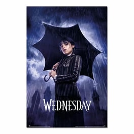 Αφίσα Wednesday - Umbrella Κάθετη 61x91 cm