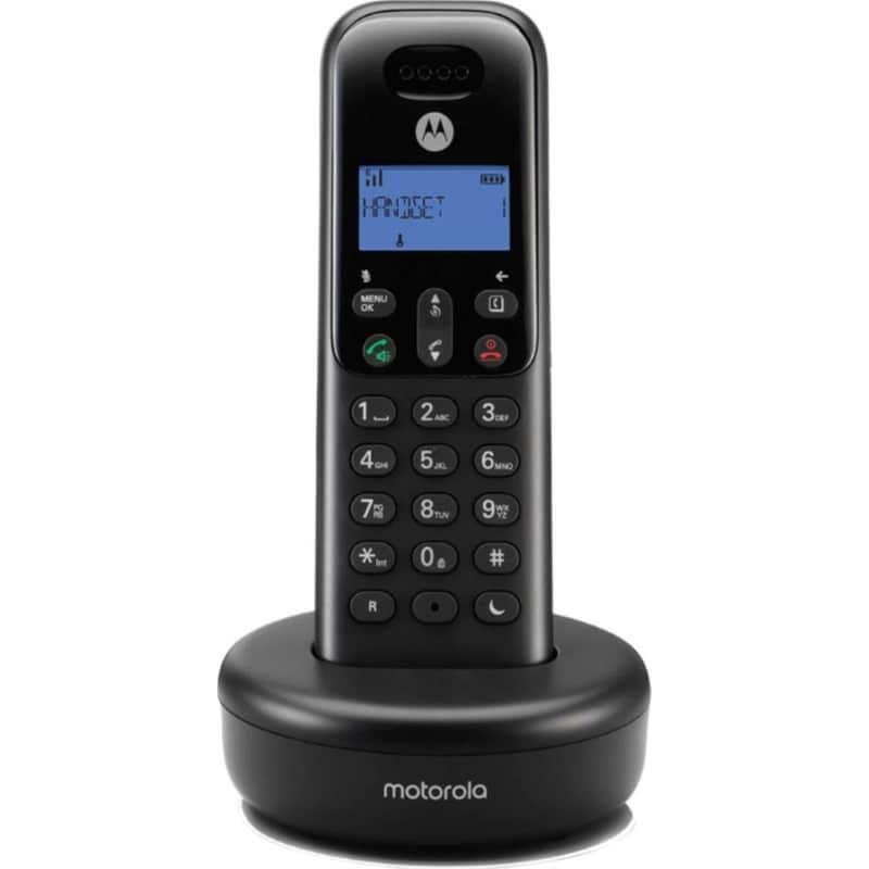 MOTOROLA Ασύρματο Τηλέφωνο Motorola T501+ - Μαύρο