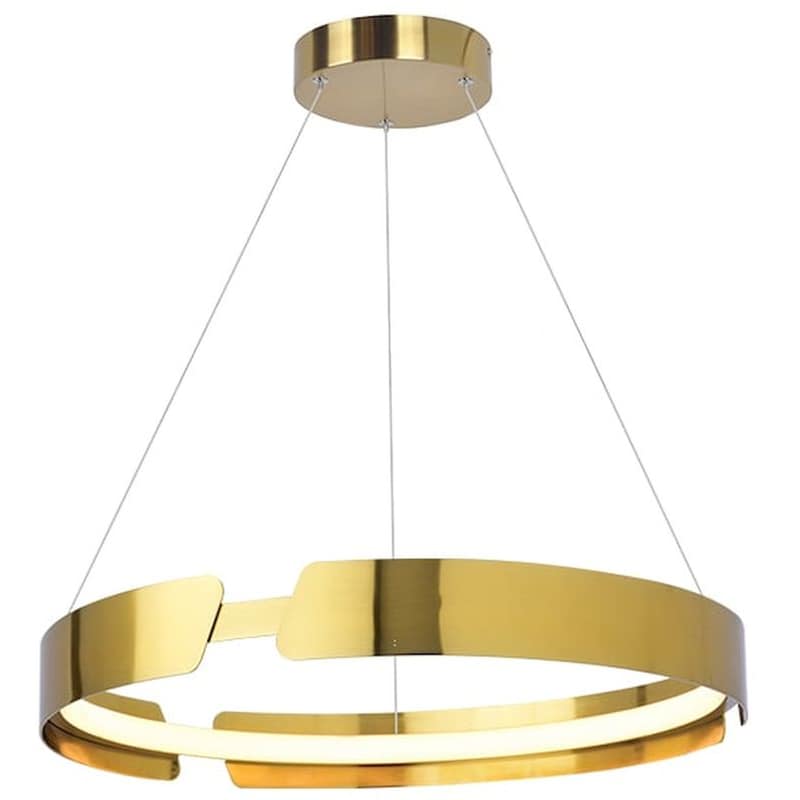 Φωτιστικό Οροφής Led Aca Themida Zm18ledp40ab από Αλουμίνιο - Χρυσό