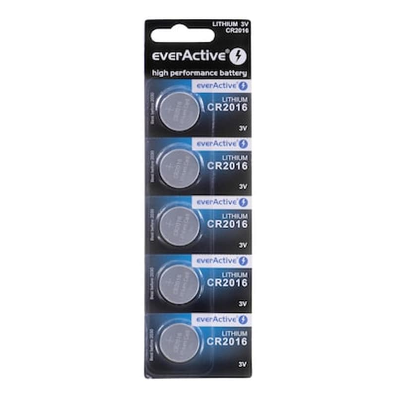 EVERACTIVE Μπαταρία Lithium Batteries Mini Everactive Cr2016 Blister 5 Pcs.