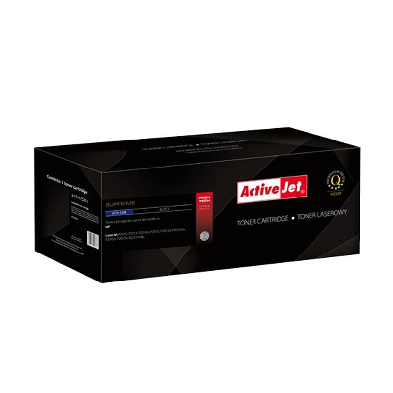 ACTIVEJET Συμβατό Toner ActiveJet HP 53A Q7553A - Black