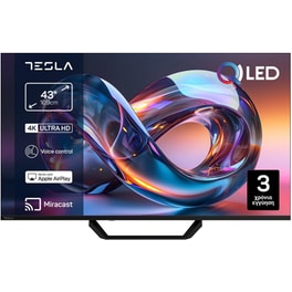 Tesla QLED 43" 4K Smart Τηλεόραση Q43E663BUV