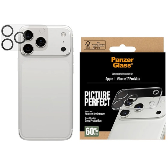 Προστατευτικό καμερών Apple iPhone 17 Pro Max - PanzerGlass PicturePerfect Camera Lens Protector image 2