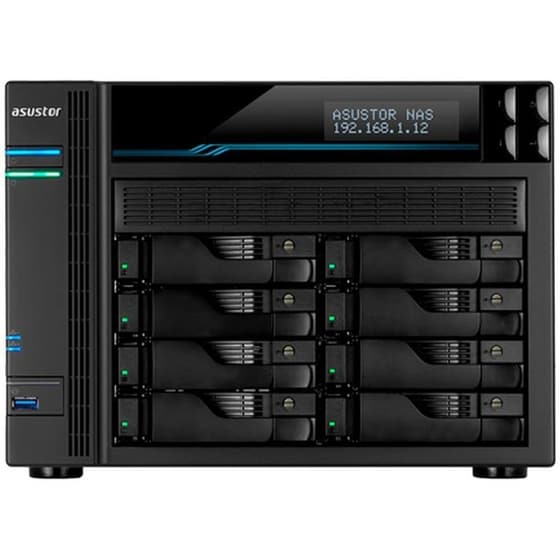 Asustor Lockerstor 8 (AS6508T) NAS Tower σκληρού δίσκου 8 θέσεων για SSD & HDD με σύνδεση USB image 0