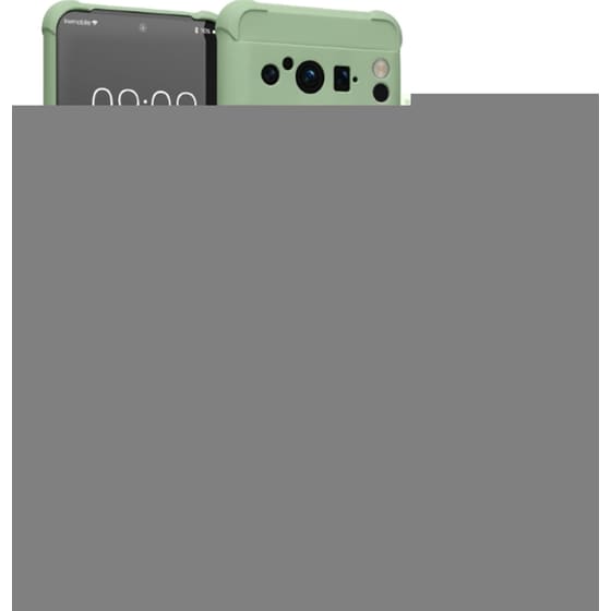 Θήκη Google Pixel 8 Pro - KWmobile Matte με Λουράκι - Gray Green image 0