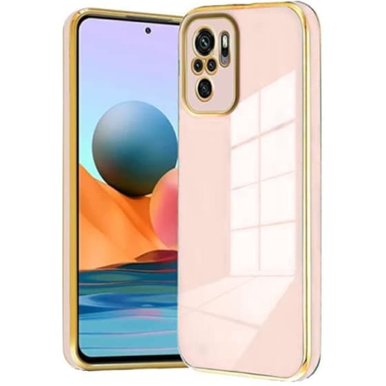 Θήκη Xiaomi Redmi Note 10/Note 10S - Bodycell Gold Plated - Pink image 0