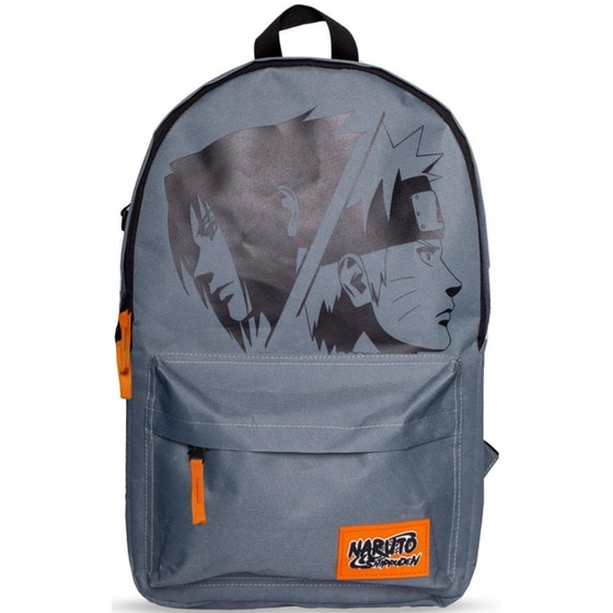 Difuzed Σακίδιο Πλάτης Naruto Shippuden: Naruto & Sasuke Uchiha με Φερμουάρ Γκρι image 0
