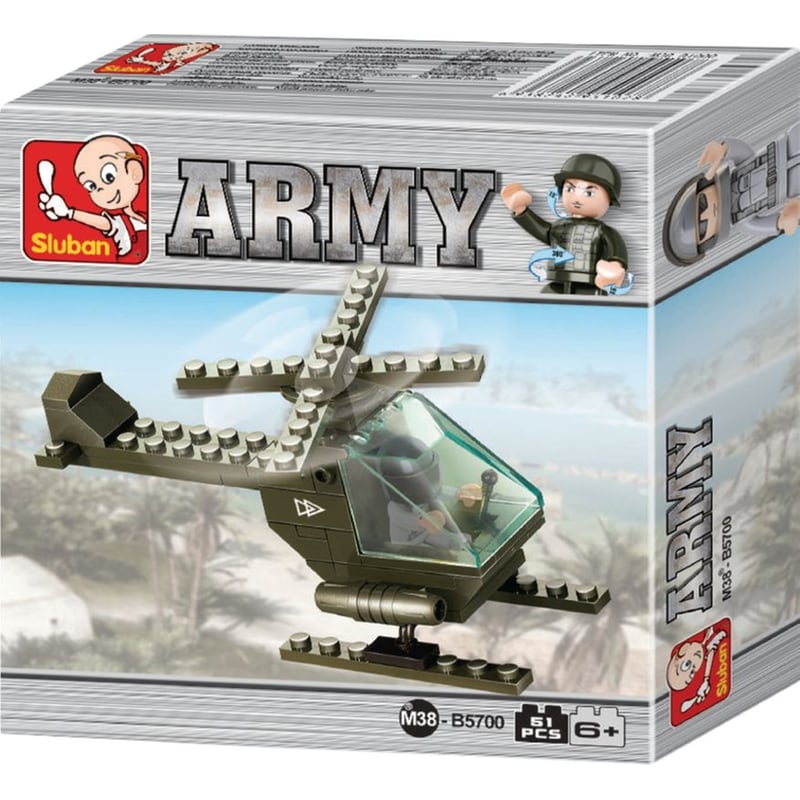 Sluban Τουβλάκια Army: Battle Copter 51τμχ