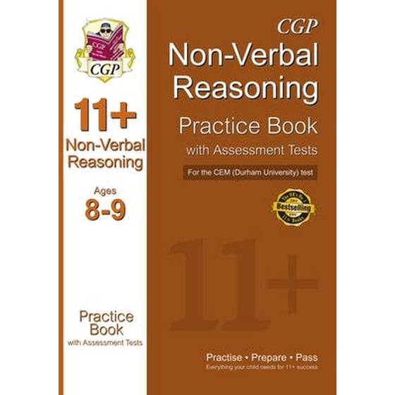 11+ Non-Verbal Reasoning Practice Book with Assessment Tests (Ages 8-9) for the CEM Test image 0