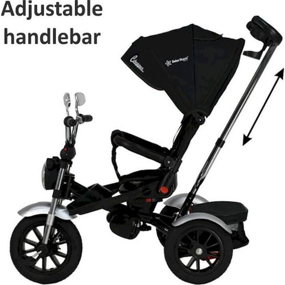 Παιδικό Ποδήλατο Τρίκυκλο Bebe Stars 360 Chopper 6 In 1,  814-188 - Μαύρο image 2