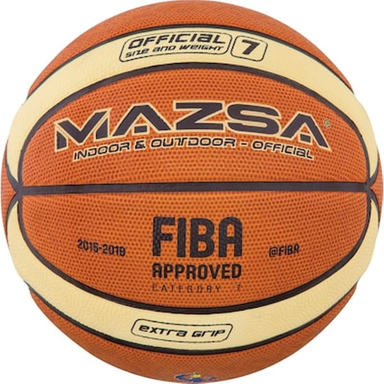 Μπάλα Μπάσκετ Mazsa Fiba Approved No7 - Πορτοκαλί image 0