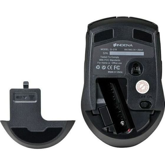 Gaming Ασύρματο Ποντίκι Indena G-219 1600 dpi - Μαύρο image 1